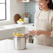 2 in 1 Stainless Steel Deep Fryer Set